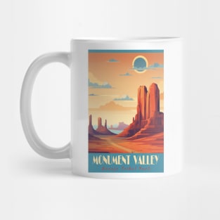 Monument Valley National Park Travel Poster Mug